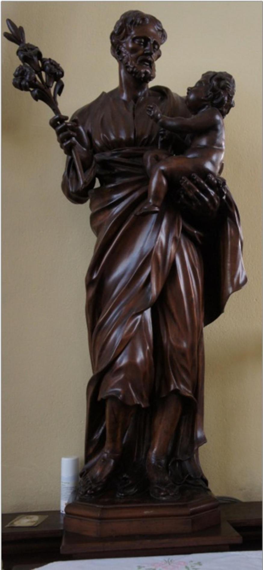 Sint-Jozefsbeeld in Anderlecht © Guido Vandeperre