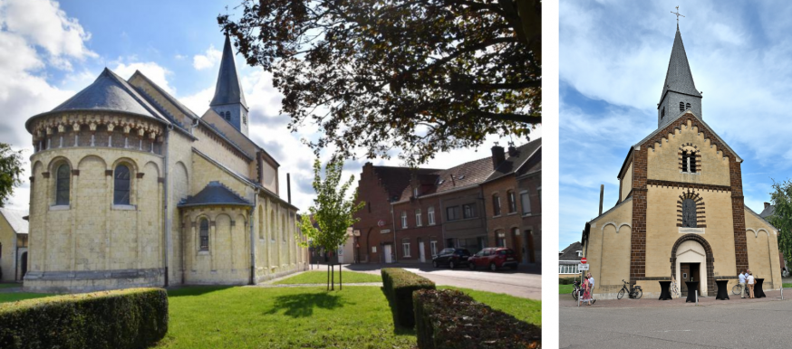 Sint-Pieterskerk in Sint-Truiden ~ Luisterend Oord © Foto link: Tony Dupont, Foto rechts: Luisterend Oord