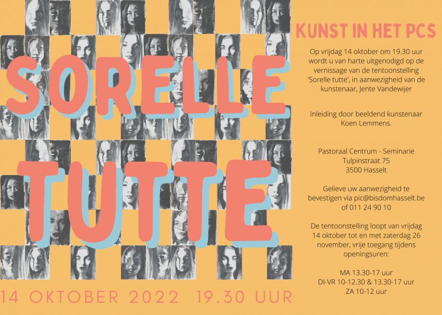 Sorelle Tutte, tentoonstelling van Jente Vandewijer © Jente Vandewijer