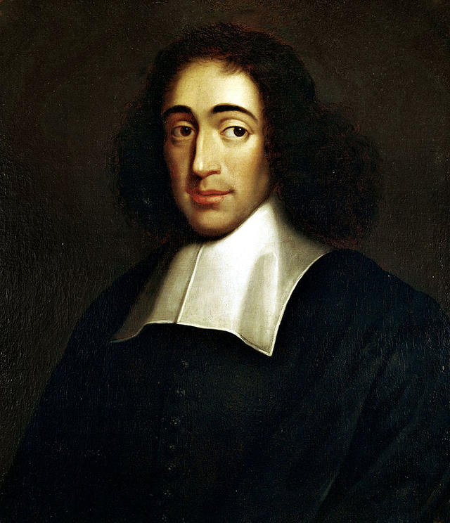 Spinoza, de 17de-eeuwse Nederlandse filosoof. Foto CC Wikimedia