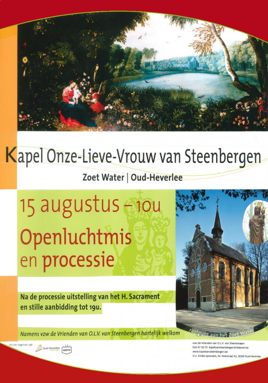 Openluchtmis en processie kapel van Steenbergen 2020 © Vrienden van Steenbergen