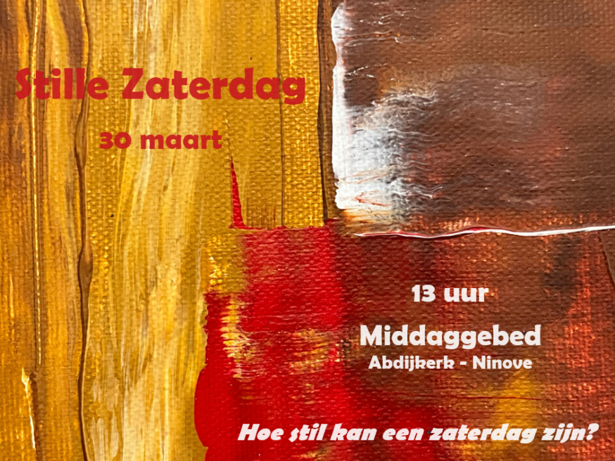 Stille Zaterdag 2024 in de Abdijkerk te Ninove © Alexander Vandaele