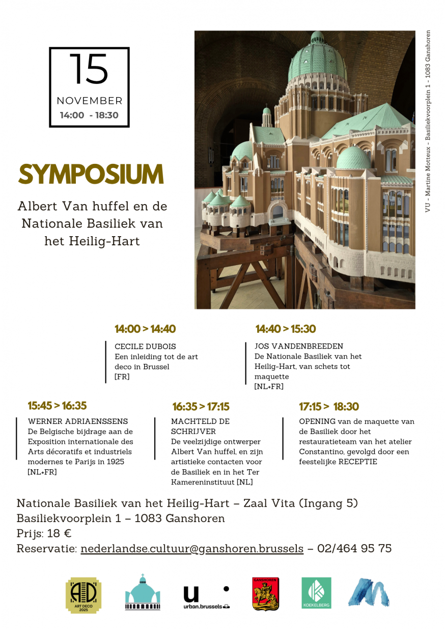 Uitnodiging Symposium Albert Van Huffel © Basilica Koekelberg