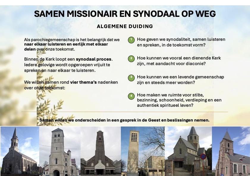 SAMEN MISSIONAIR EN SYNODAAL OP WEG © © Peter Engelbert