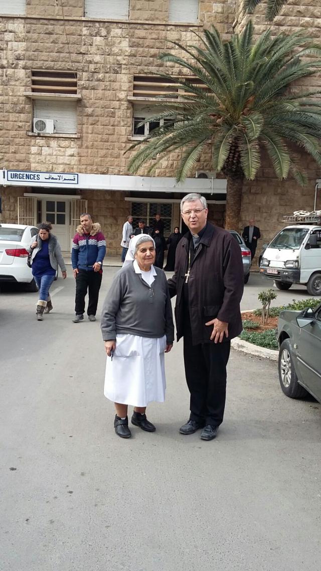 Hôpital Saint-Louis Aleppo © mgr. Johan Bonny