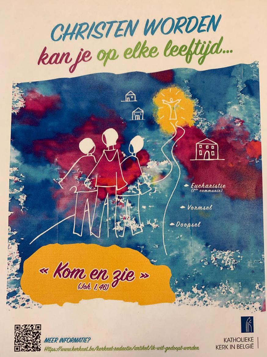 Nieuwe interdiocesane affiche catechumenaat © Foto ICC