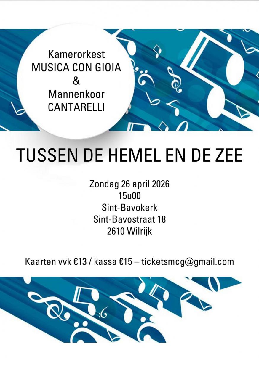 Dubbelconcert Tussen de hemel en de zee 