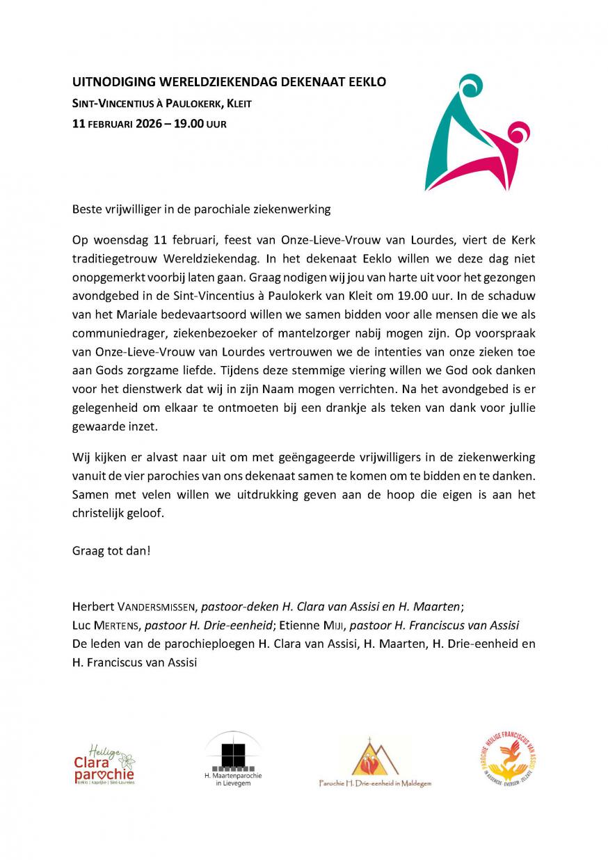 Wereldziekendag © dekenaat Eeklo