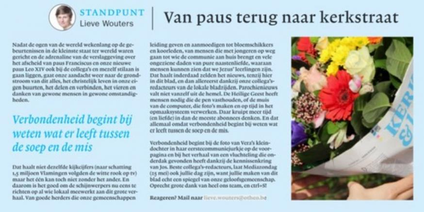 Van paus terug naar kerkstraat © Otheo
