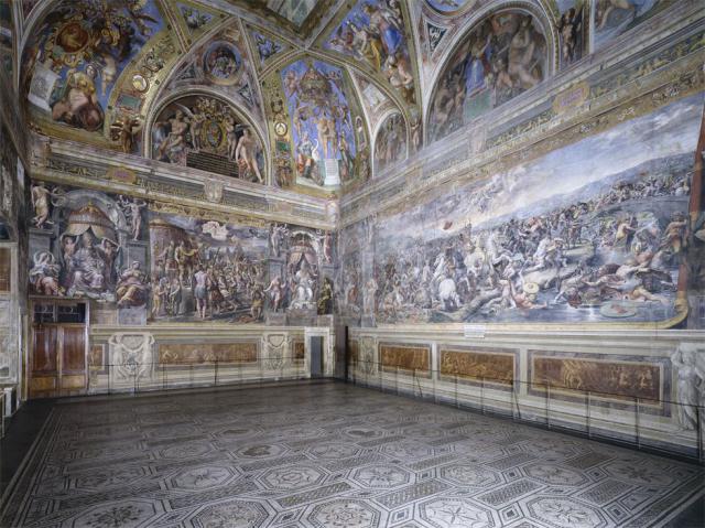 De Constantinozaal van de Vaticaanse Musea © Vaticaanse Musea