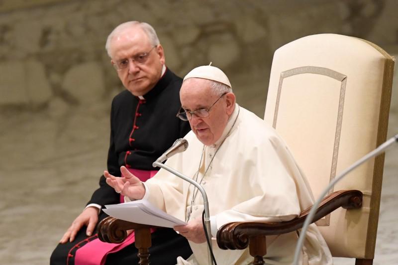 Paus Franciscus heeft vanmorgen gebeden voor vrede en dialoog © Vatican Media