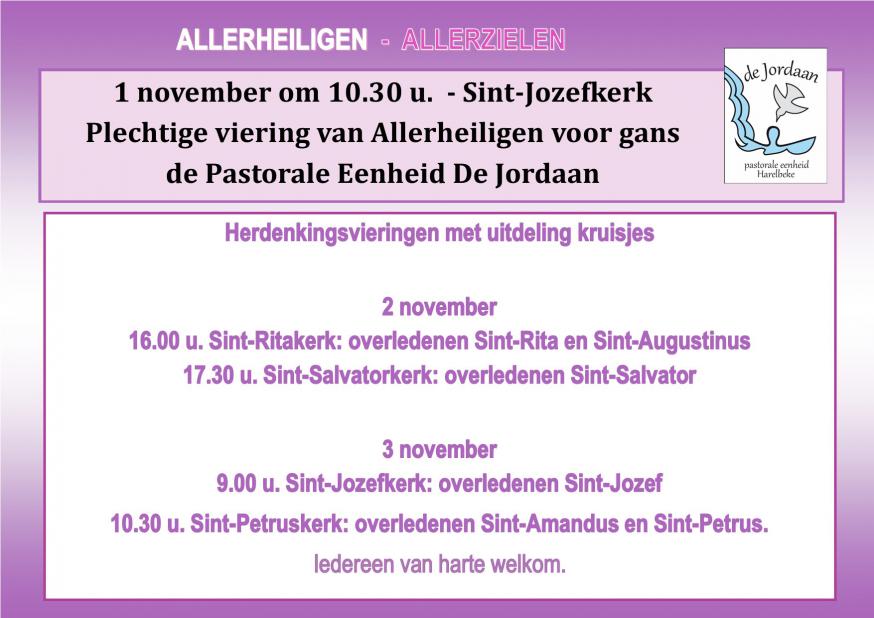 Allerheiligen en Allerzielen 