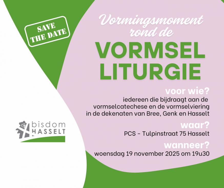 Vormingsmoment vormselcatechese © PE Virga Jesse Hasselt