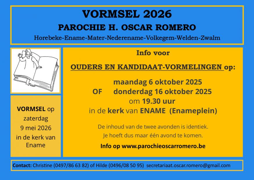 Infoavonden vormsel 