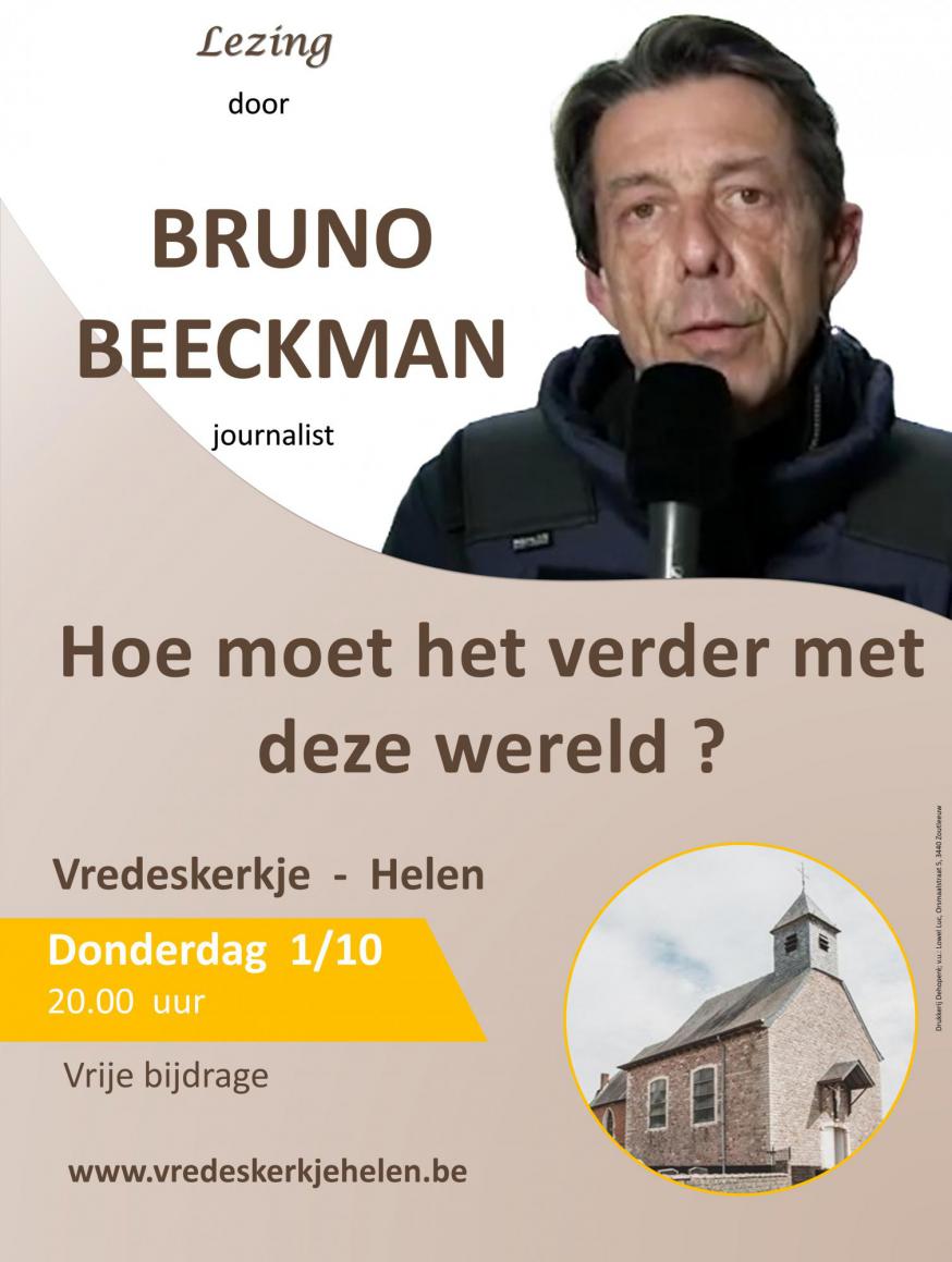 Lezing Bruno Beeckman © Vredeskerkje Helen