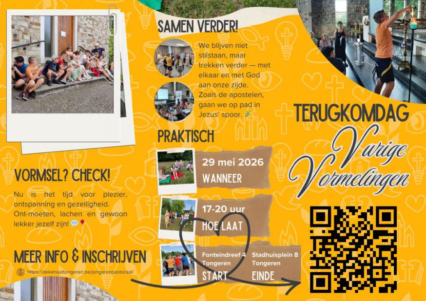 Terugkomdag vurige vormelingen © dekenaat Tongeren