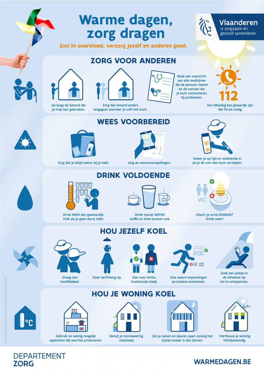 Tips bij warme dagen © warmedagen.be