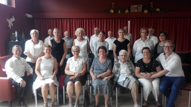 Groepsfoto koorleden Cantate 