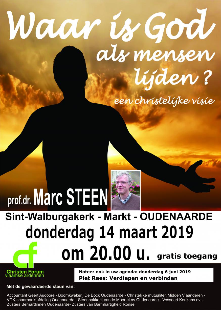 Marc Steen 'Waar is God als mensen lijden?' 