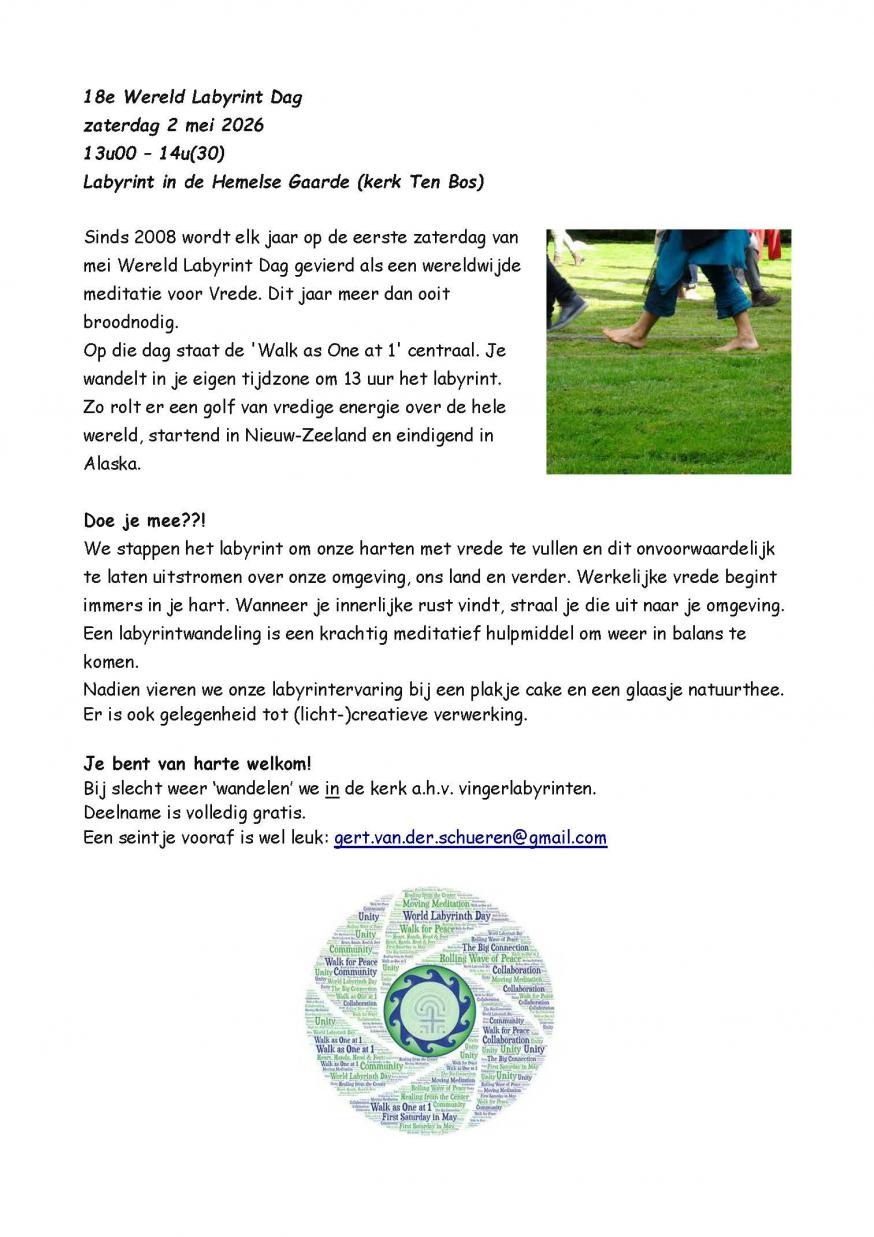 Wereldlabyrintdag 