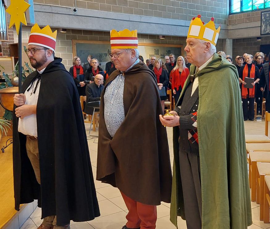 De Wijzen kwamen het Kind hulde brengen 