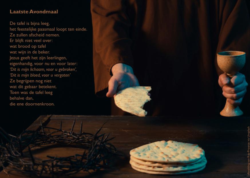 Witte Donderdag-gebedskaart 