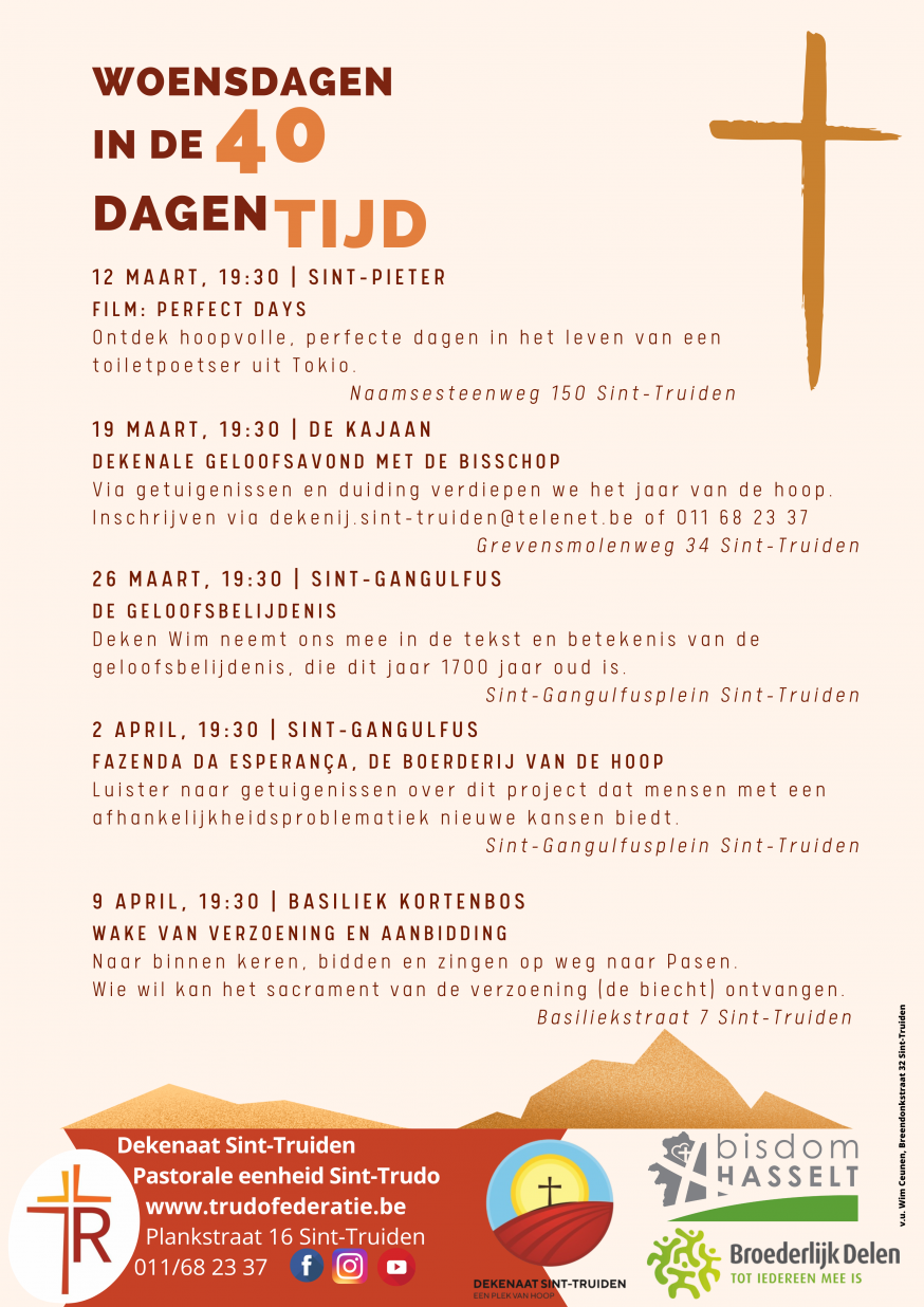 aanbod op woensdag in de veertigdagentijd 