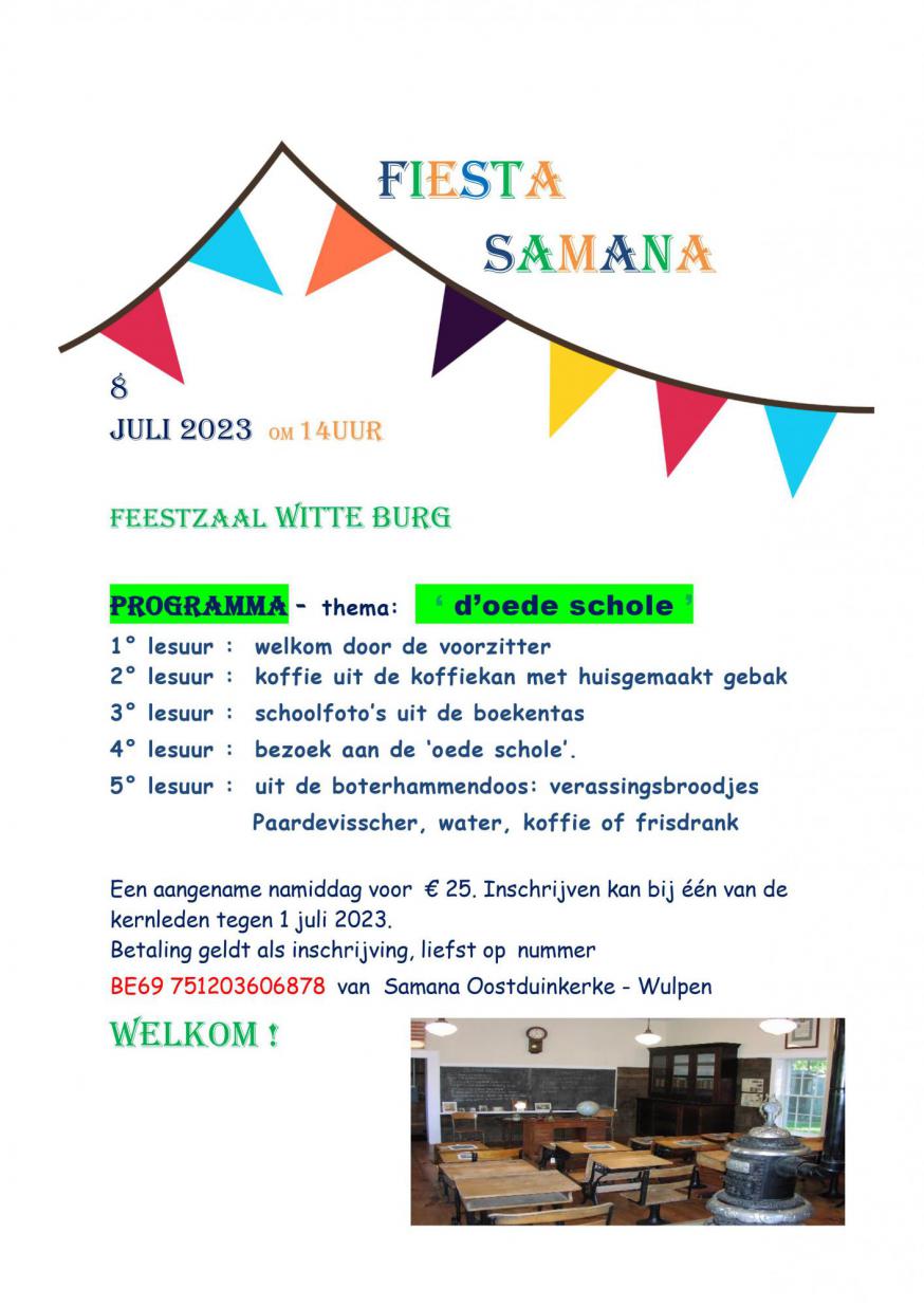 Zomerfeest Samana Oostduinkerke-Wulpen 