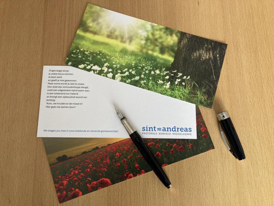 Gratis ziekenkaarten pastorale eenheid Sint-Andreas Middelkerke © PE Sint-Andreas Middelkerke