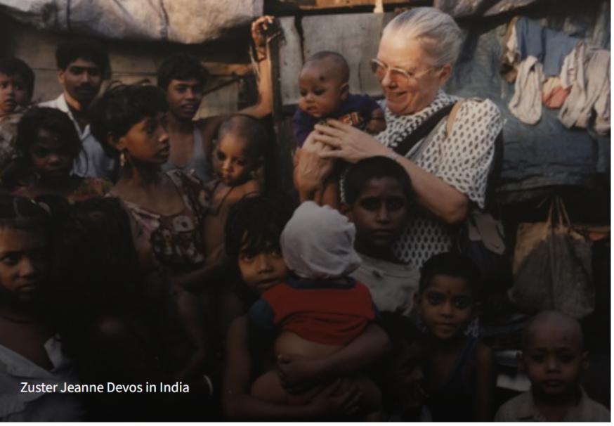 Zuster Jeanne Devos in India © KULeuven, Fonds Zuster Jeanne Devos