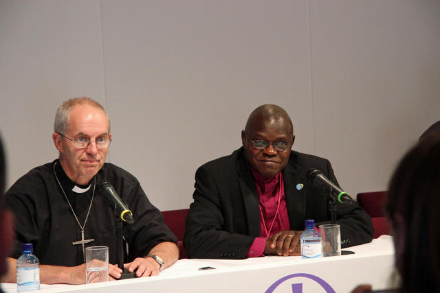 De anglicaanse aartsbisschoppen Welby en Sentamu © Aartsbisdom York