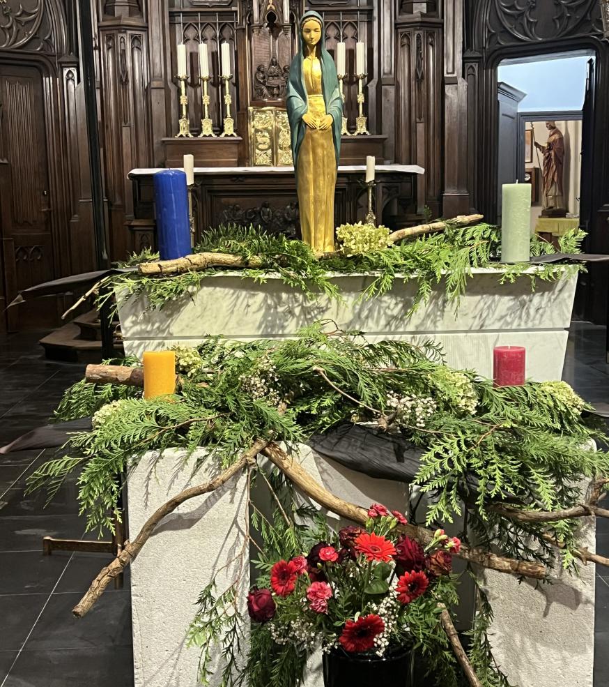 Adventskrans Kemzeke 