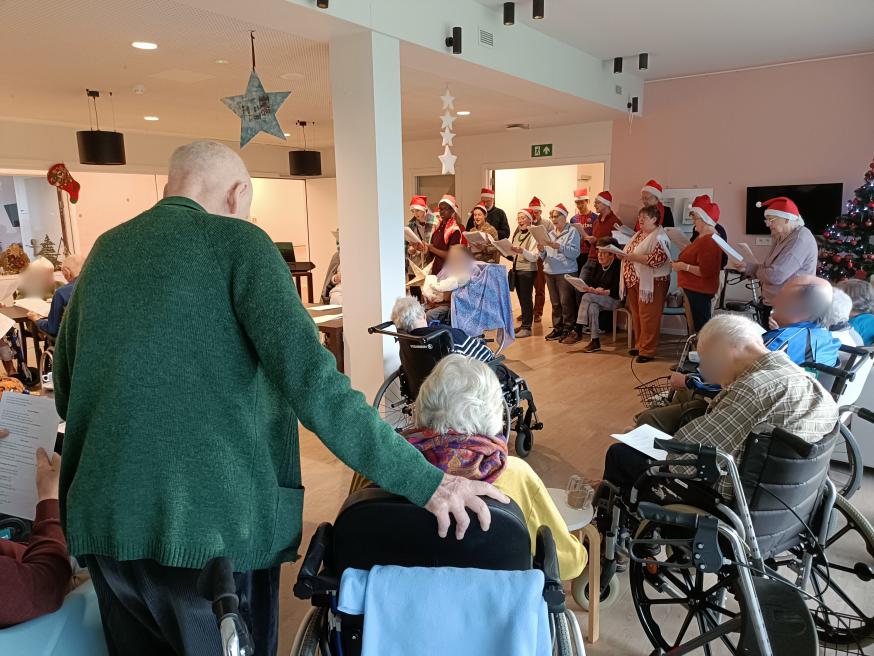 kerstliedjes in het WZC 