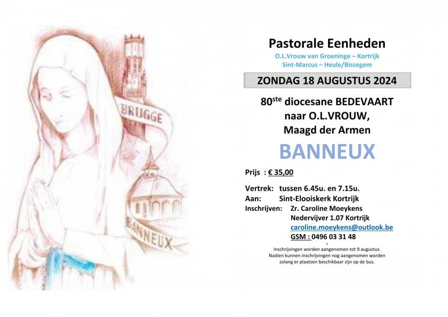 Banneux bedevaart 2024 