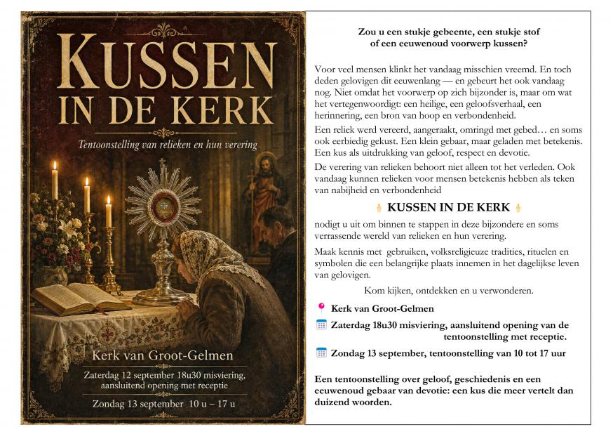 affiche kussen in de kerk 