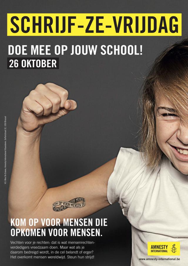 affiche schrijf-ze-vrij-dag © Jan Demuynck