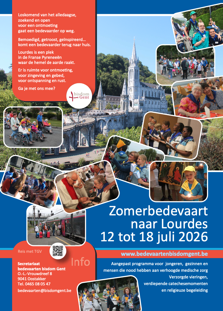 Bedevaart Lourdes 2026 © Bedevaarten Bisdom Gent