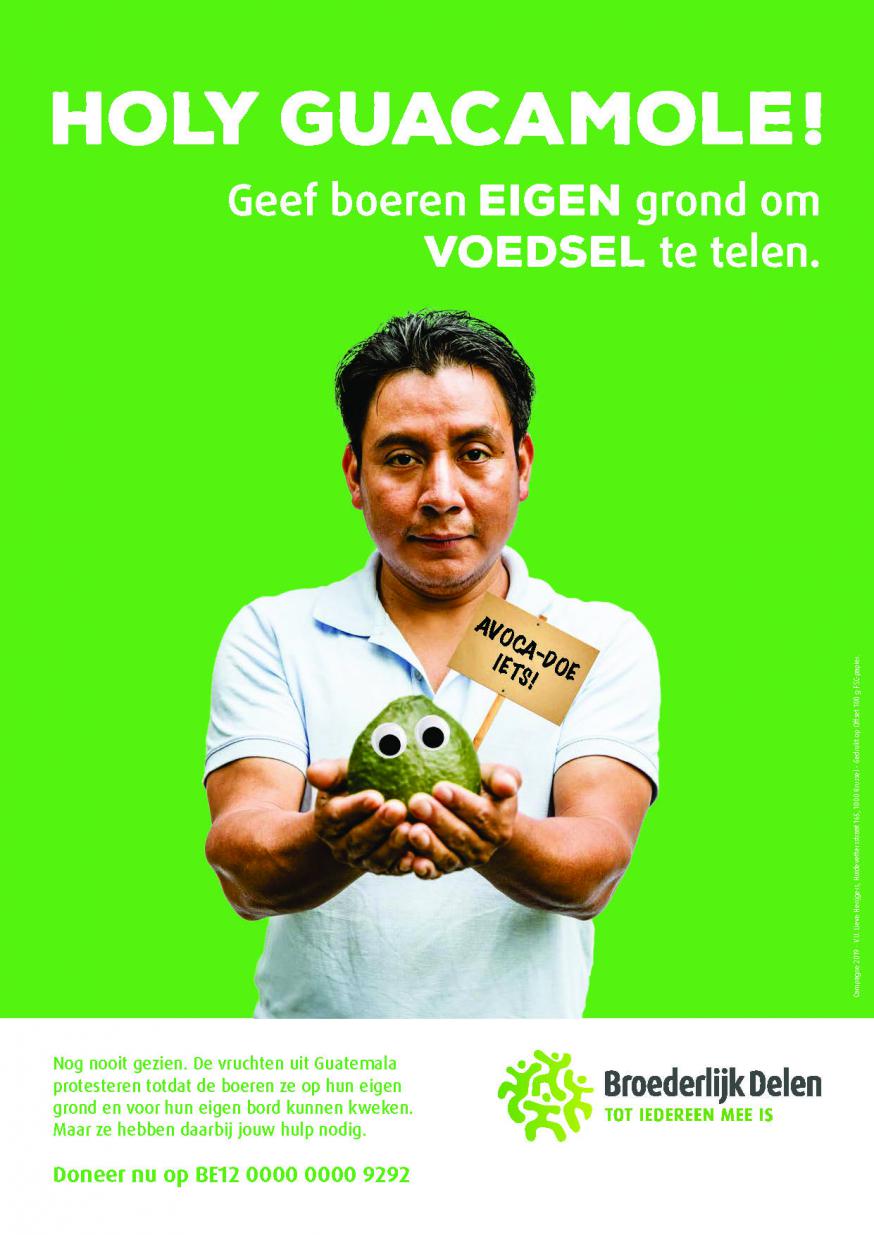 Holy Guacamole. Geef boeren EIGEN grond om  voedsel te telen. 