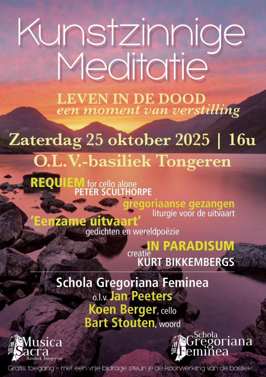 kunstzinnige meditatie © dekenaat Tongeren