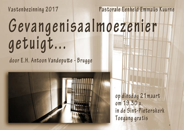 Affiche vastenbezinning © Kris Quartier