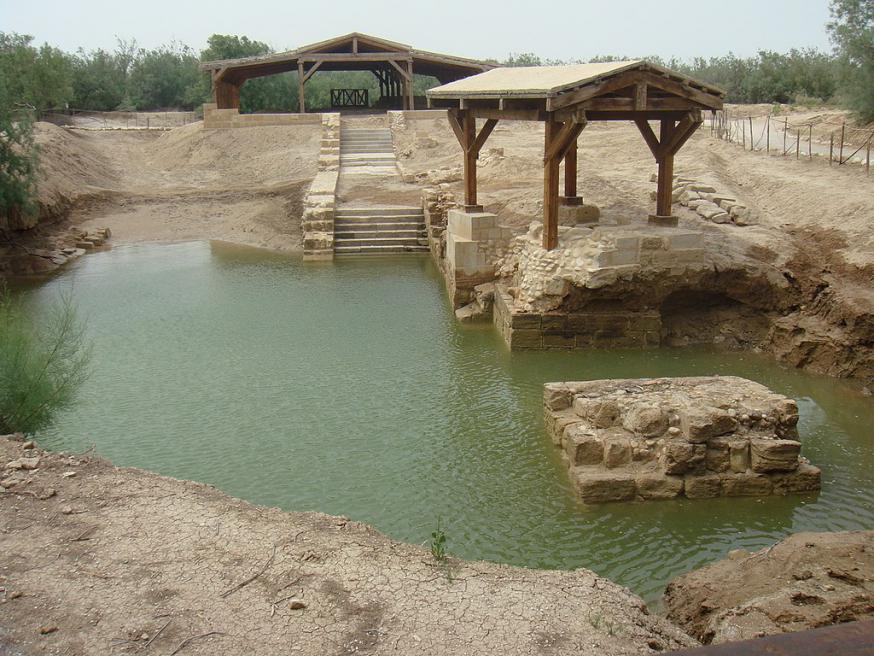 De doopplaats van al-Maghtas © Wikipedia De doopplaats van al-Maghtas © Wikipedia