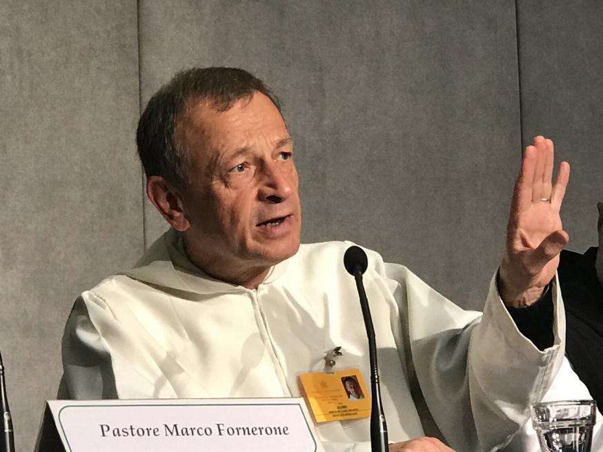 De prior van Taize was deze week aan van de vele sprekers tijdens de bisschoppensynode © Vatican Media De prior van Taize was deze week aan van de vele sprekers tijdens de bisschoppensynode © Vatican Media
