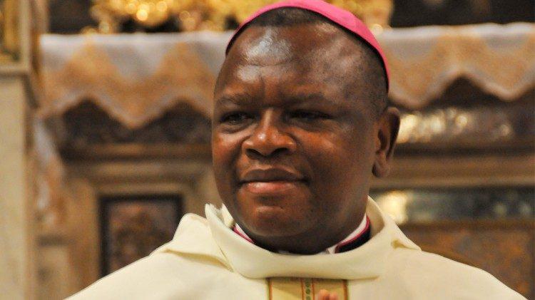 Bisschop Fridolin Ambongo Besungu © Cenco/Vatican Media