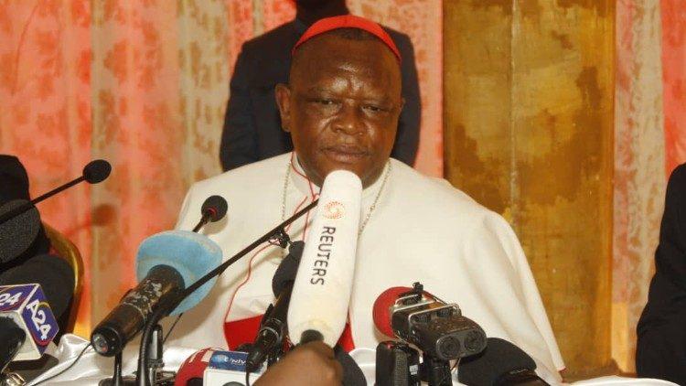Kardinaal Fridolin Ambongo Besungu, aartsbisschop van Kinshasa © Vatican Media Kardinaal Fridolin Ambongo Besungu, aartsbisschop van Kinshasa © Vatican Media