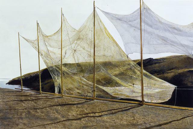 Andrew Wyeth, Pinksteren. © Artsy Andrew Wyeth, Pinksteren. © Artsy