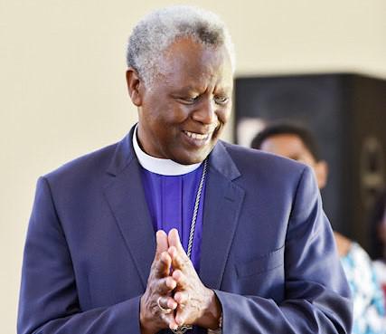 Laurent Mbanda, de anglicaanse aartsbisschop van Kigali © Twitteraccount Laurent Mbanda