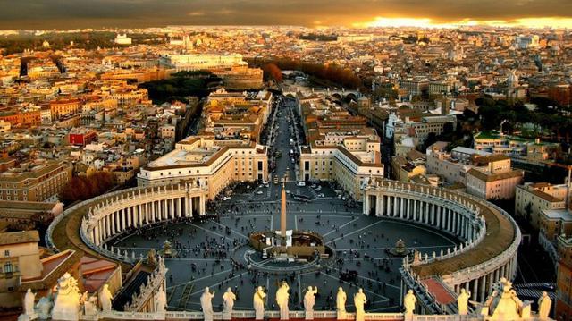 Blik op het Sint-Pietersplein in Rome © SIR