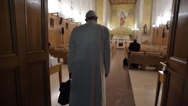Paus Franciscus in Ariccia © Vatican Media