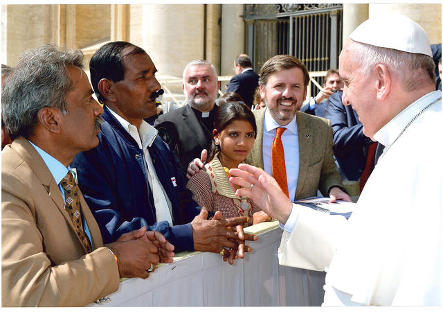 De echtgenoot van Asia Bibi vraagt de steun van paus Franciscus. © Flickr CC