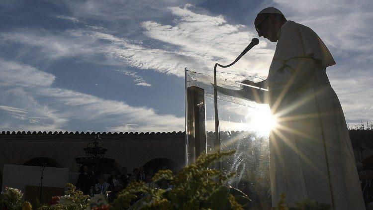 Vredesgebed van paus Franciscus in Asssisi © Vatican Media